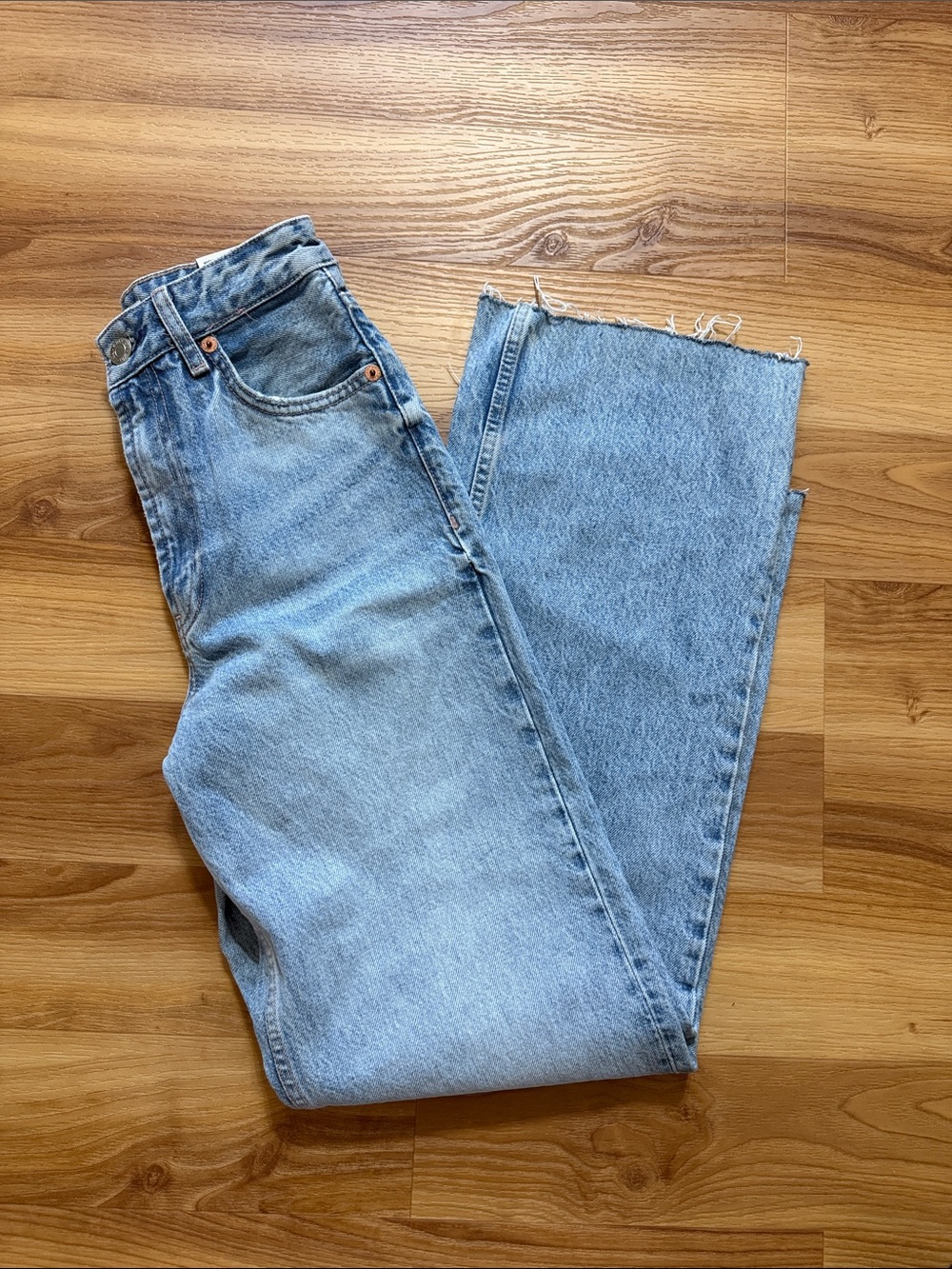 Zara size two wide leg jeans NWT